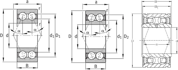 INA角接触球轴承3309J