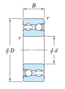 KOYO深沟球轴承4304