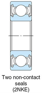 NACHI深沟球轴承6306-2NKE