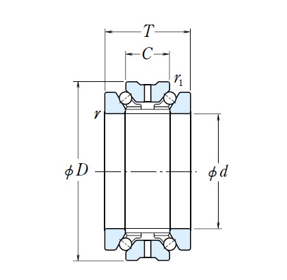 NSK角接触球轴承160TAC29D+L