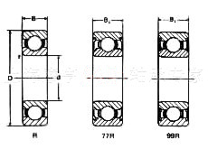 NSK深沟球轴承R18