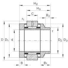 SKF推力滚子轴承89412